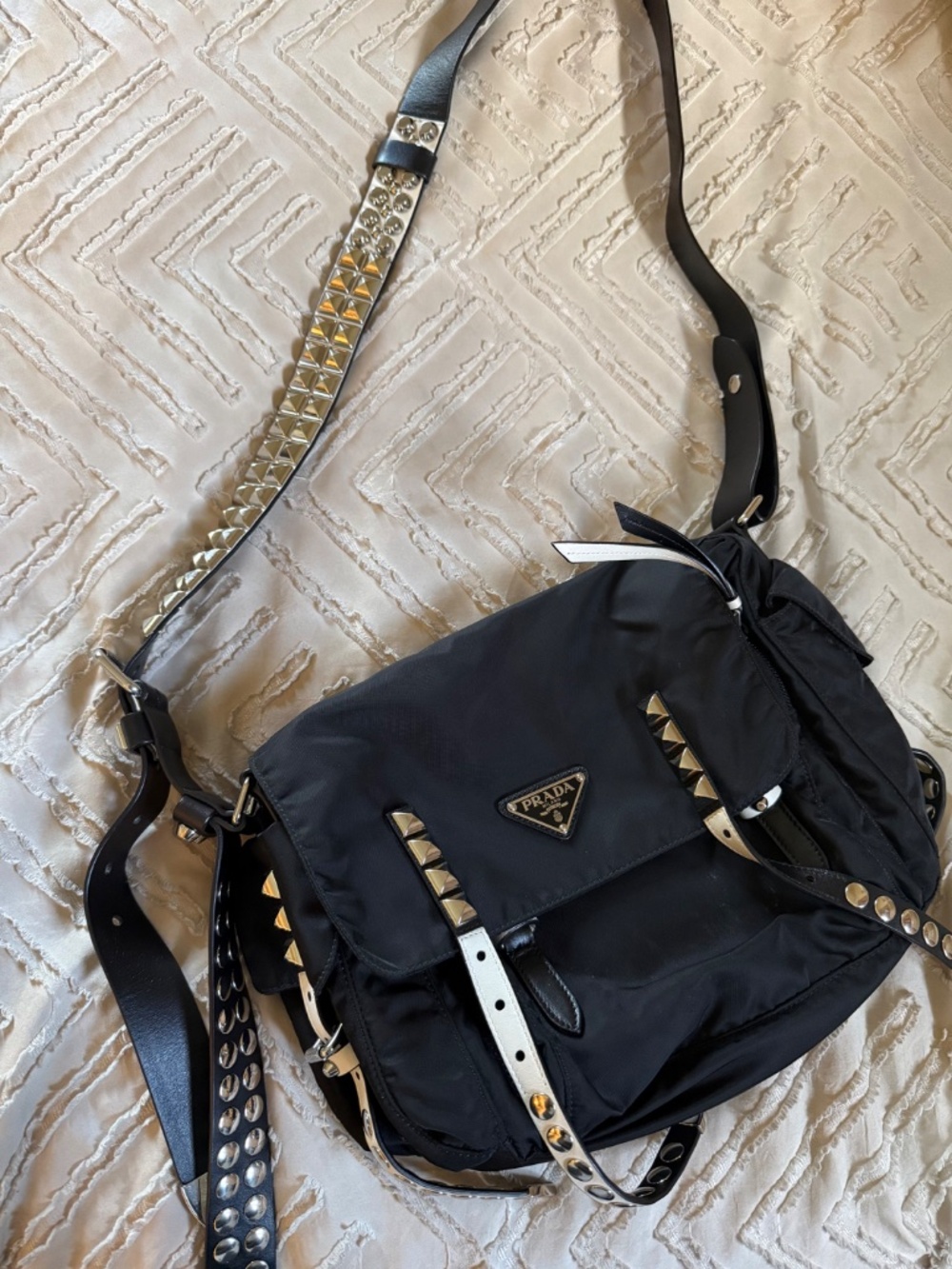 Prada studded crossbody bag - Picture 7 of 7